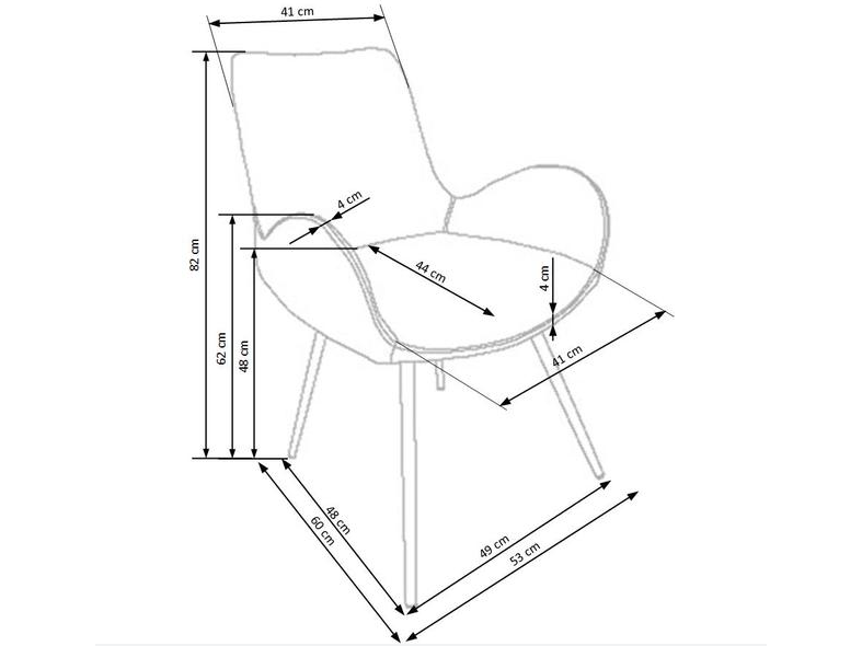 Kėdė K-392 11 Kėdė K-392 11