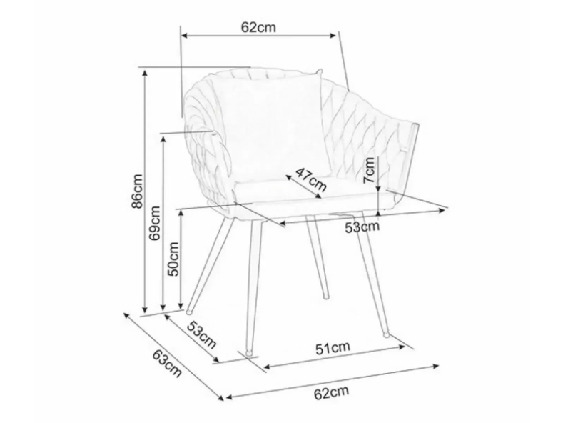 Kėdė NUVO VELVET 5
