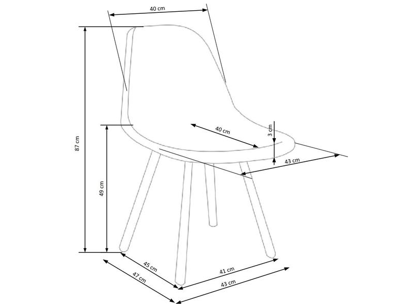 Kėdė K-449 5 Kėdė K-449 5