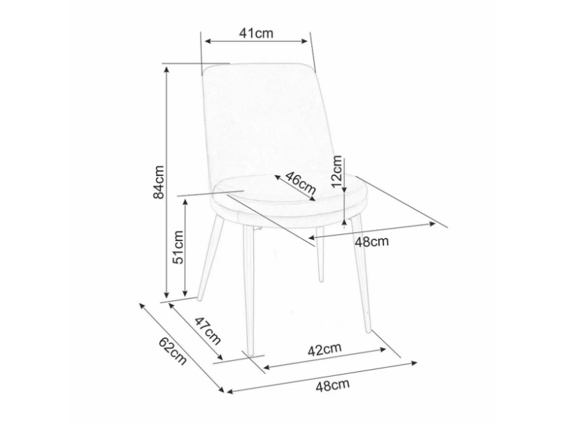 Kėdė KAYLA VELVET 5