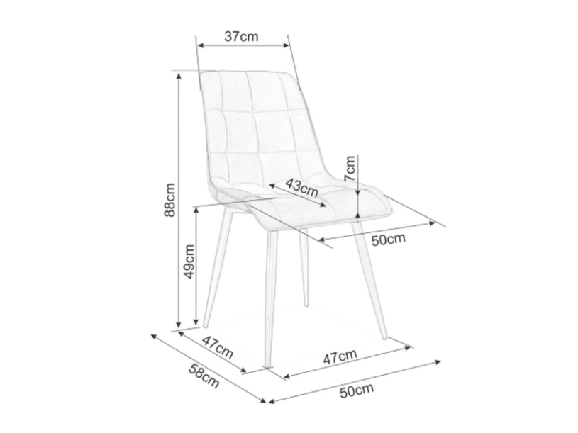 Kėdė CHIC BREGO 10