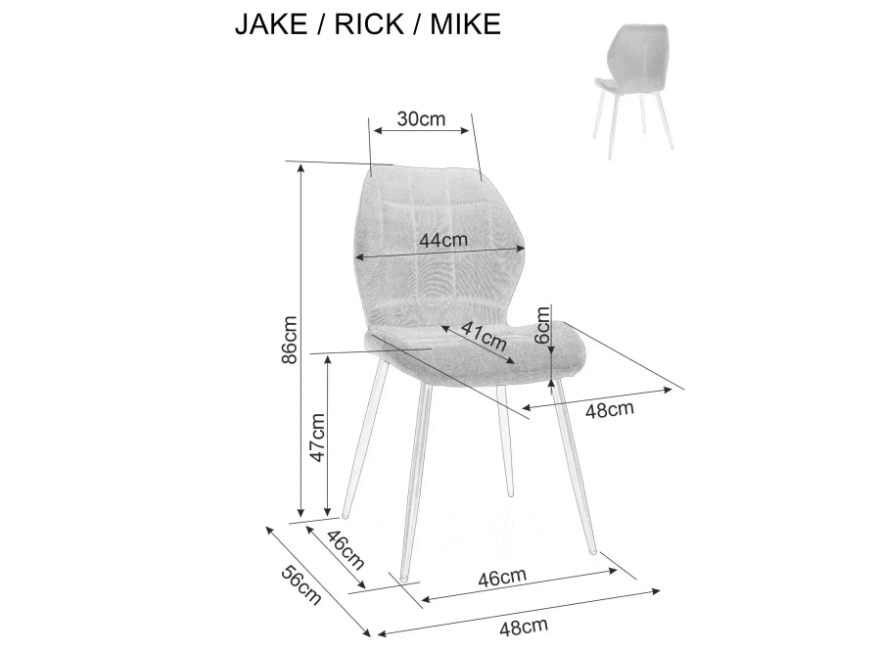 Kėdė RICK VELVET 7