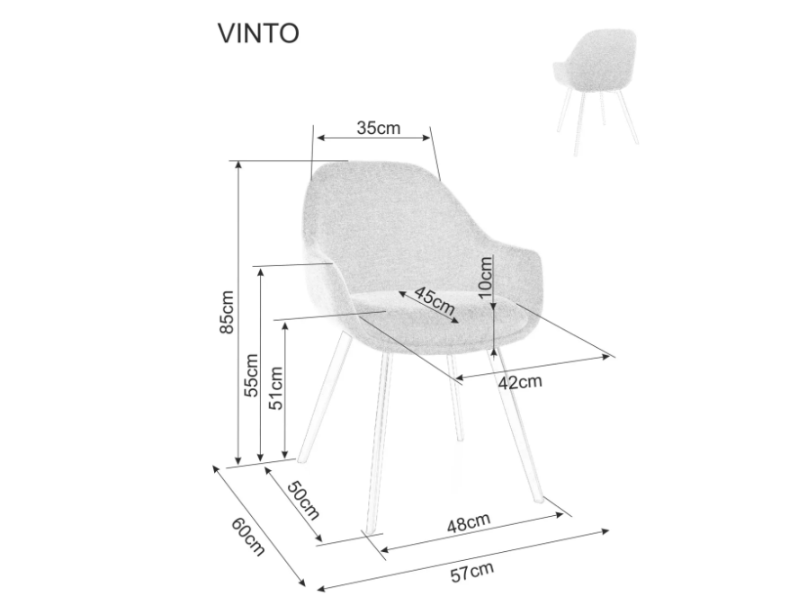 Kėdė VINTO BREGO 5