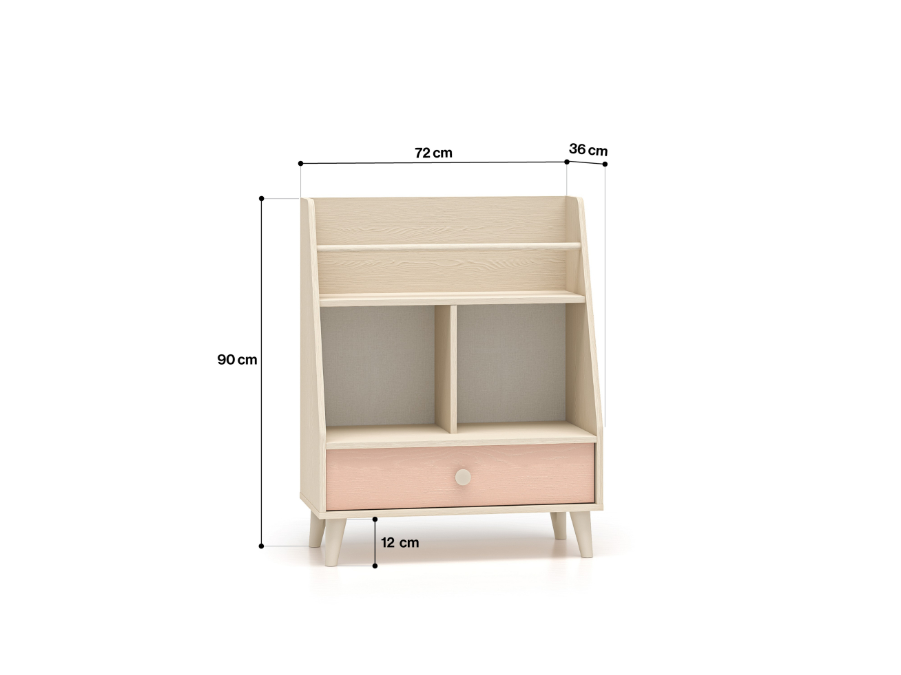 Knygu spintelė MEVEL 09 7