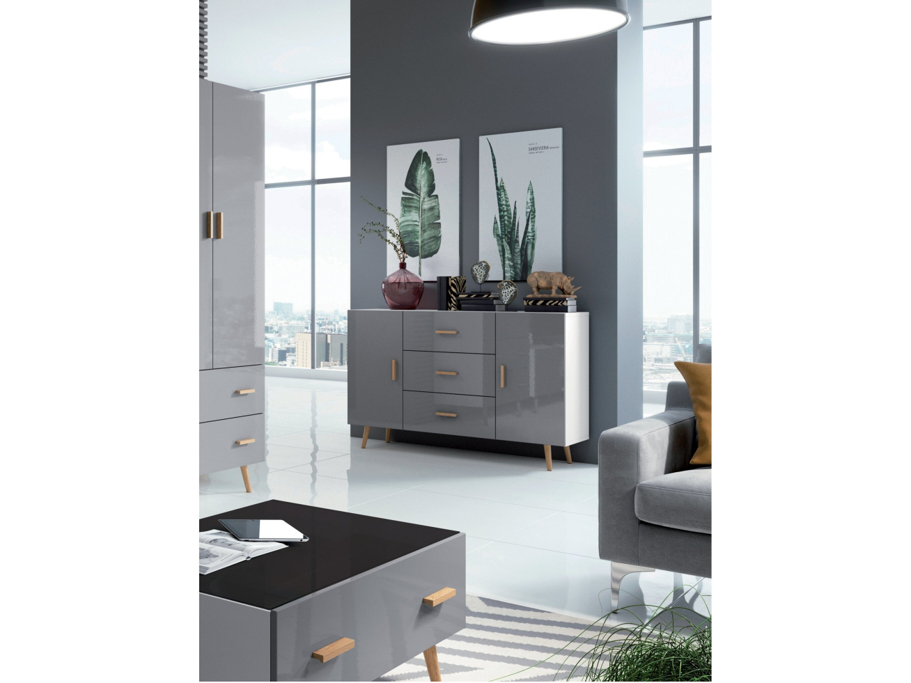 Komoda Brillo K2D3S 3