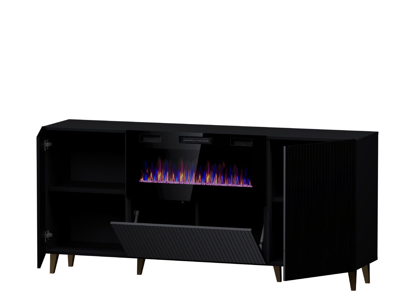 Komoda PAFOS 180 su elektriniu židiniu 6