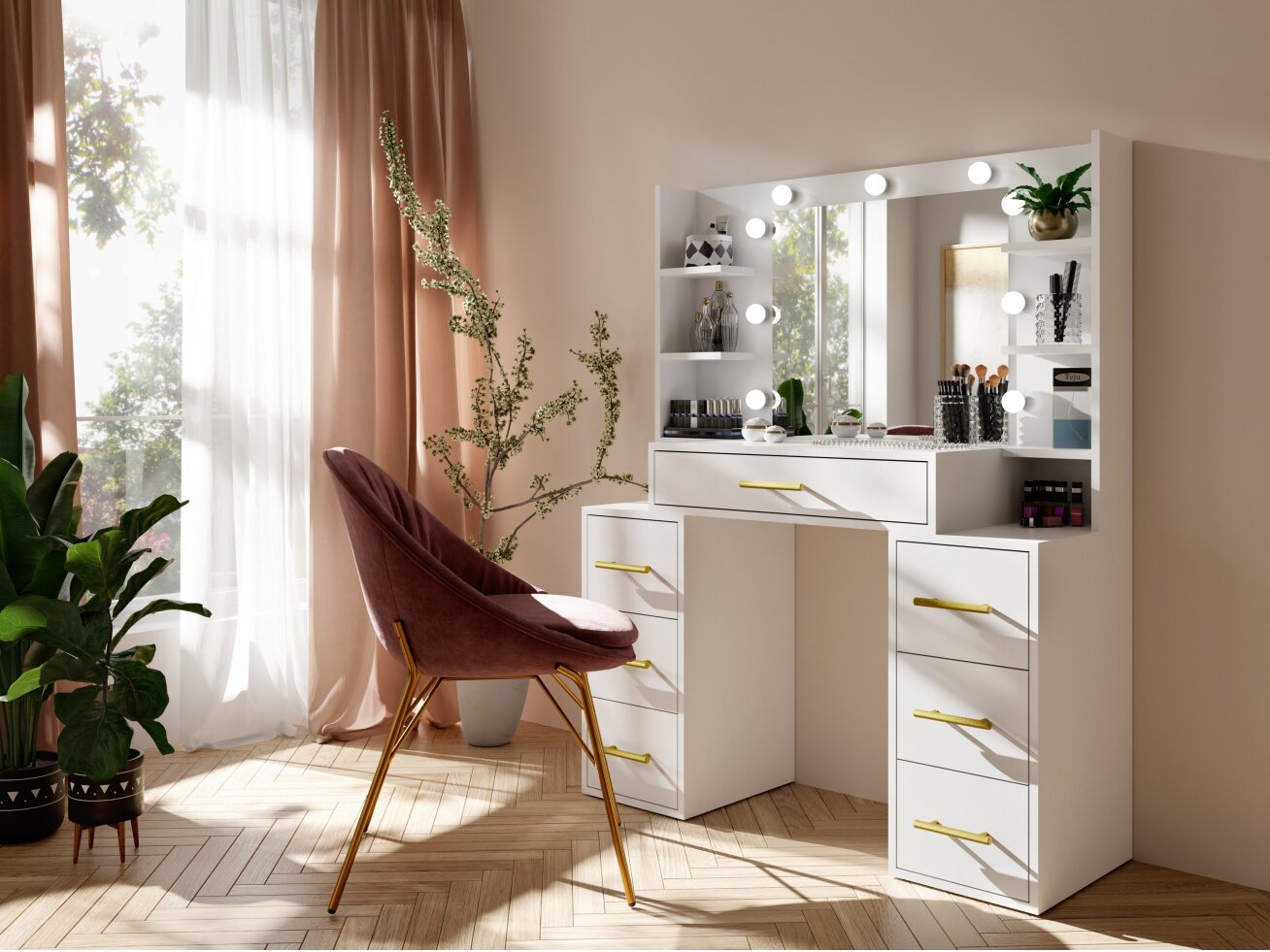 Kosmetinis staliukas BROADWAY 2