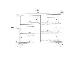 Komoda HEY-09