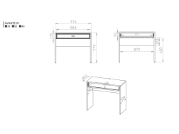 Kosmetinis staliukas AVANTE 07
