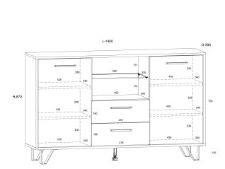 Komoda BOS-03