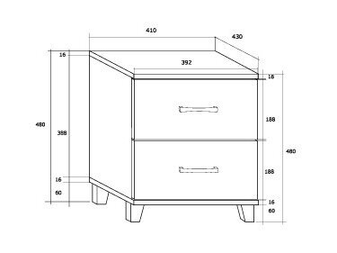 Komoda KN-4022S 1 Komoda KN-4022S 1