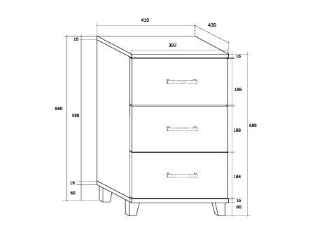 Komoda KN-4033S 1 Komoda KN-4033S 1