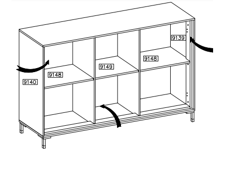 Komoda PARII PA12 5 Komoda PARII PA12 5