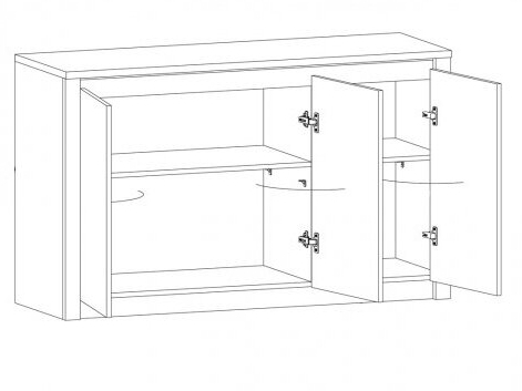 Komoda MONTANA K3D 1 Komoda MONTANA K3D 1