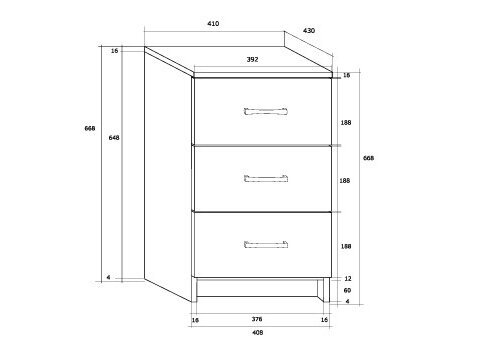 Komoda K-4033S 1 Komoda K-4033S 1