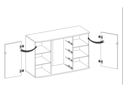 Komoda CANDY C12 2 Komoda CANDY C12 2