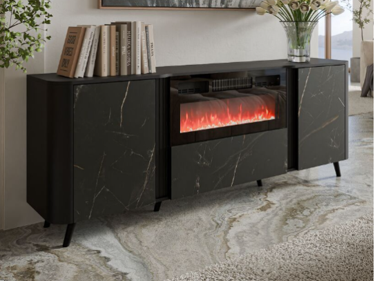 Komoda VOLARE 200 su elektriniu židiniu Komoda VOLARE 200 su elektriniu židiniu