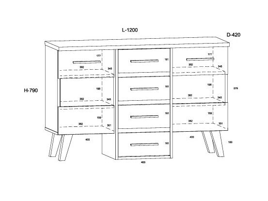 Komoda NOR-05 5 Komoda NOR-05 5
