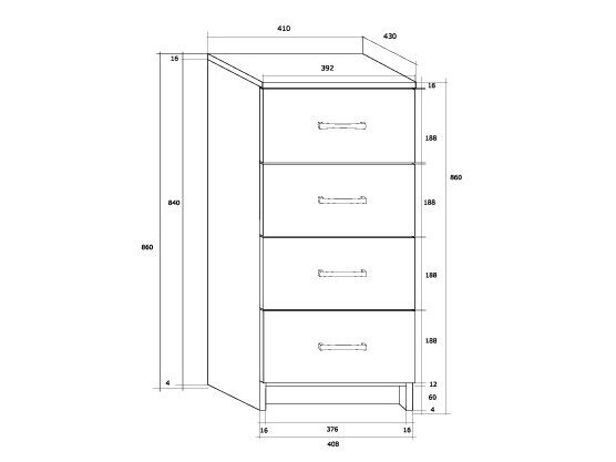 Komoda K-4044S 1 Komoda K-4044S 1