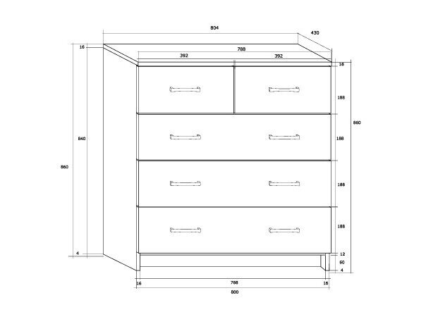 Komoda K-8045S 1 Komoda K-8045S 1