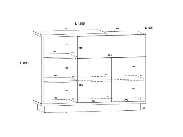Komoda HYB-06 5 Komoda HYB-06 5