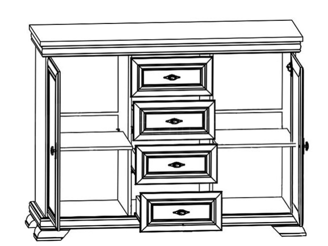 Komoda Kora KK3 3 Komoda Kora KK3 3