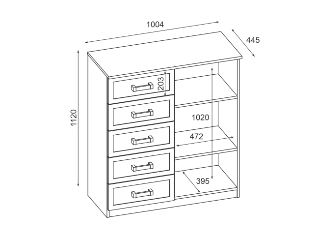Komoda 100 3 Komoda 100 3