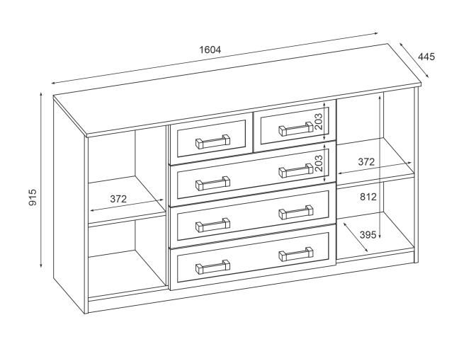 Komoda 160 3 Komoda 160 3