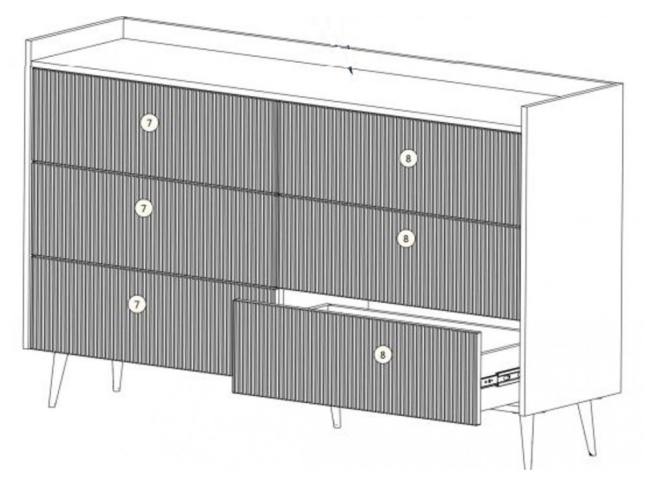 Komoda ADEMO 3 1 Komoda ADEMO 3 1