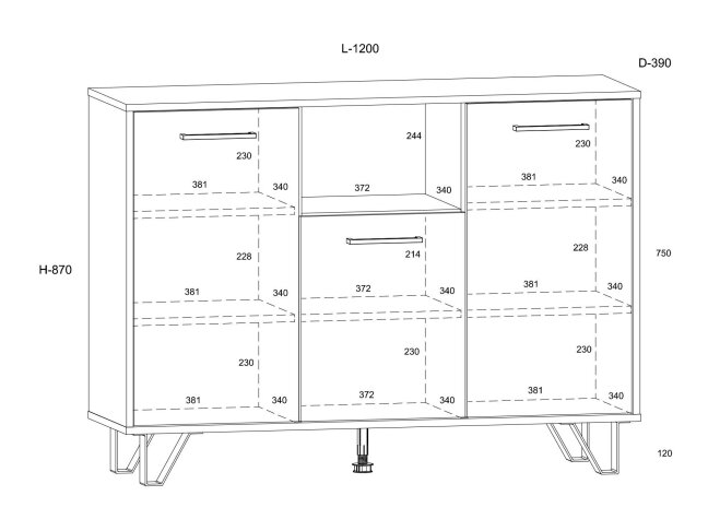 Komoda BOS-04 4