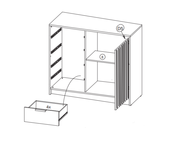 Komoda COLORADO 1 Komoda COLORADO 1