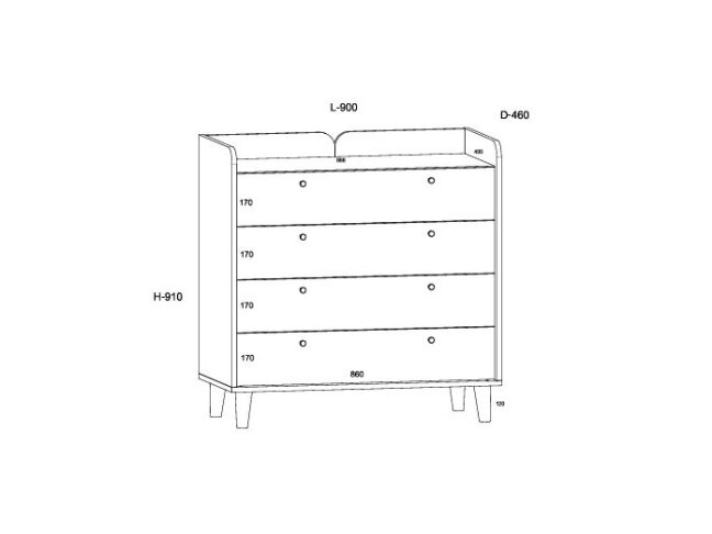 Komoda DOL-07 6 Komoda DOL-07 6