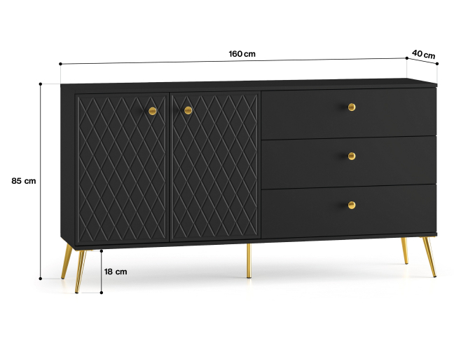 Komoda ELJOT 01 3 Komoda ELJOT 01 3