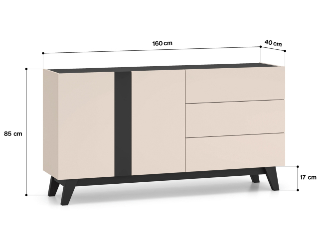 Komoda FRESHION 03 3 Komoda FRESHION 03 3
