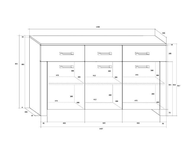 Komoda HUG-04 5 Komoda HUG-04 5
