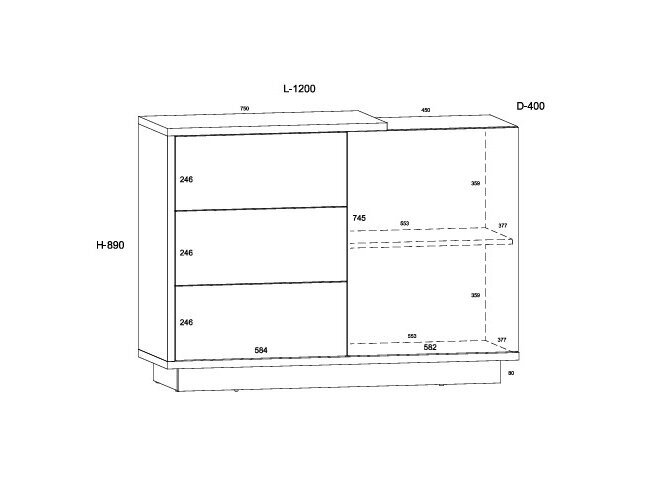 Komoda HYB-04 5 Komoda HYB-04 5