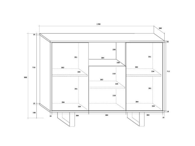 Komoda KIN-04 4 Komoda KIN-04 4