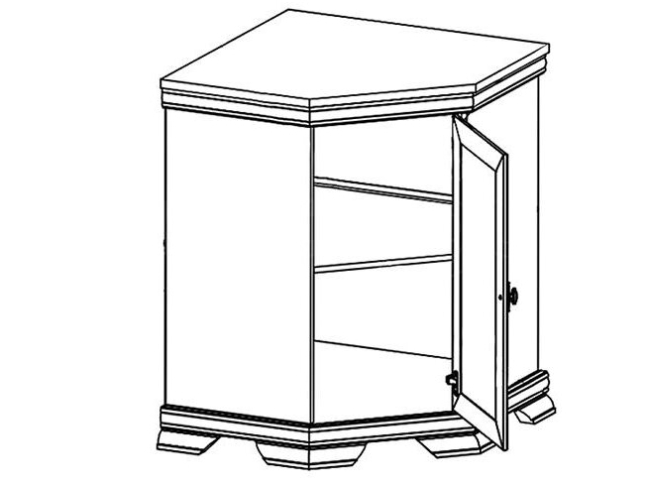 Kampinė Komoda Kora KKN1 2 Kampinė Komoda Kora KKN1 2