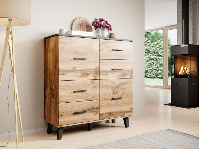 Komoda LOTTA 110 2D4S Komoda LOTTA 110 2D4S