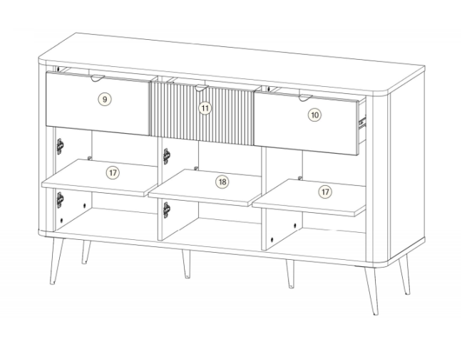 Komoda MARLY 10 1 Komoda MARLY 10 1