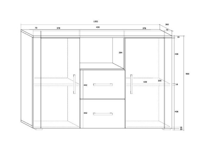 Komoda NOT-02 4 Komoda NOT-02 4