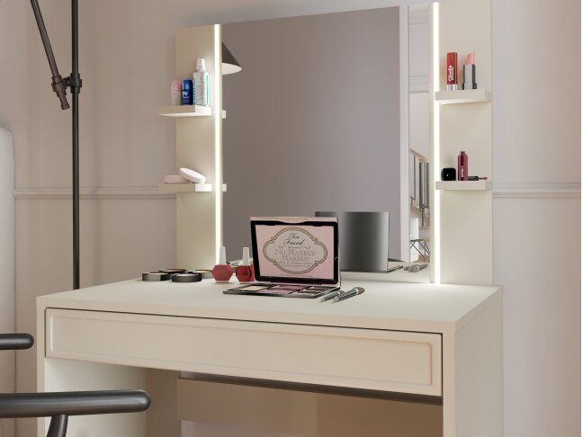 Kosmetinis staliukas DECO 1S 2