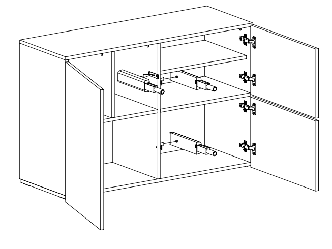 Komoda SALSA SL9 1 Komoda SALSA SL9 1
