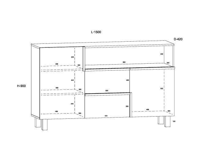 Komoda LAR-02 6 Komoda LAR-02 6