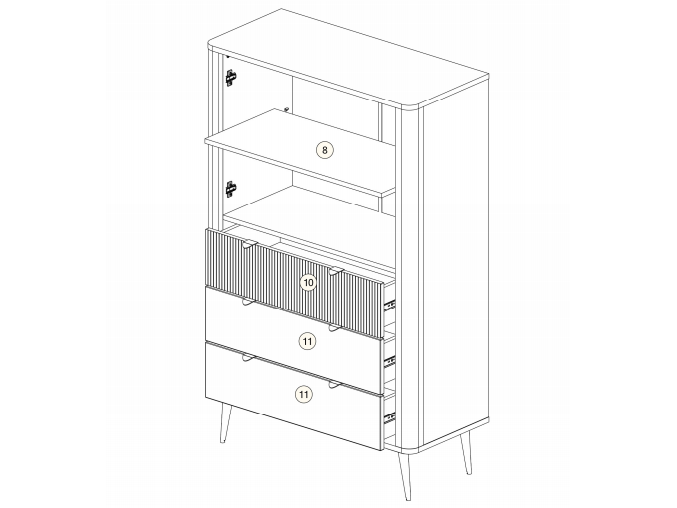 Komoda MARLY 6 1 Komoda MARLY 6 1