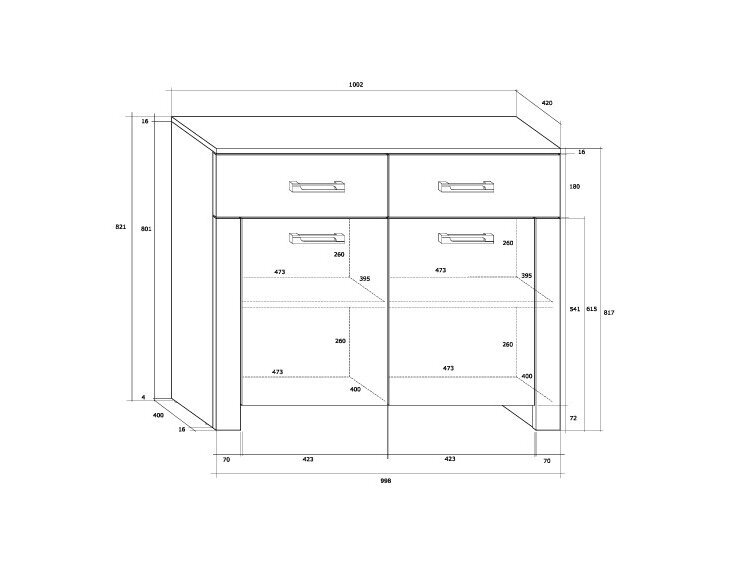 Komoda HUG-03 5 Komoda HUG-03 5