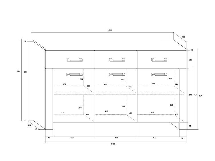 Komoda HUG-04 5 Komoda HUG-04 5