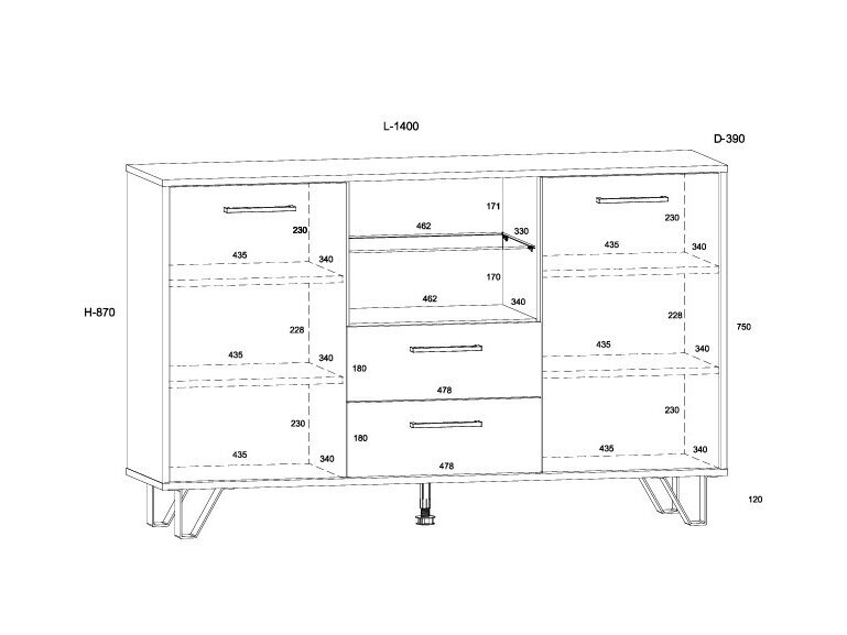 Komoda BOS-03 8 Komoda BOS-03 8