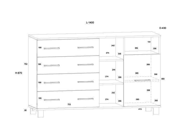 Komoda COO-01 6 Komoda COO-01 6