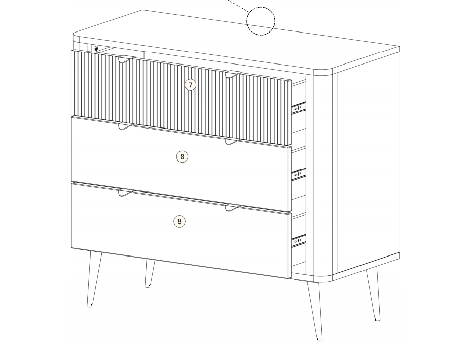 Komoda MARLY 11 1 Komoda MARLY 11 1
